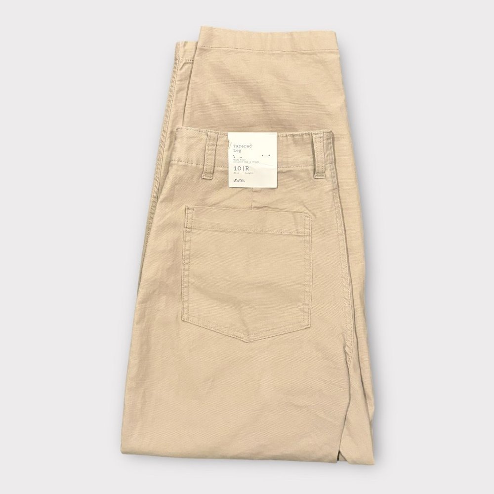 NWT A NEW DAY High Rise, Tapered Leg, Relaxed Hip & Thigh, Pants Size 10R